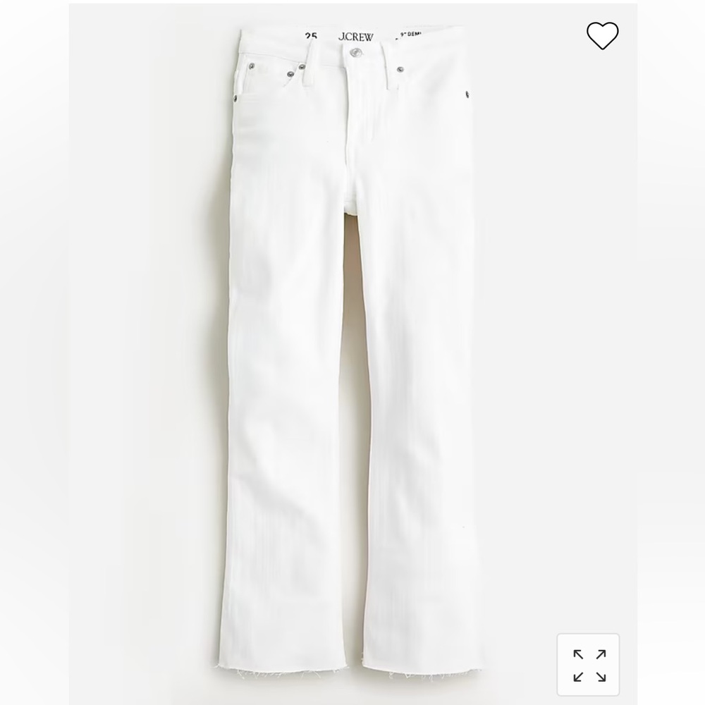 NWT J Crew Billie Demi Boot Crop Jeans sz 29